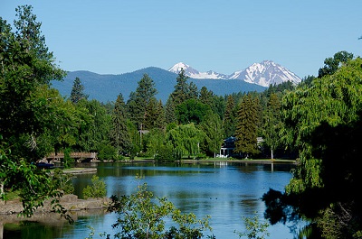 Mirror Pond in Bend, OR